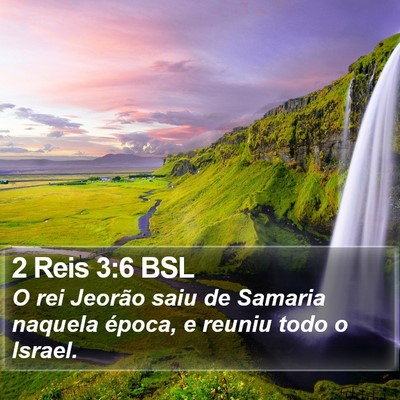 2 Reis 3:6 BSL Bible Verse Image