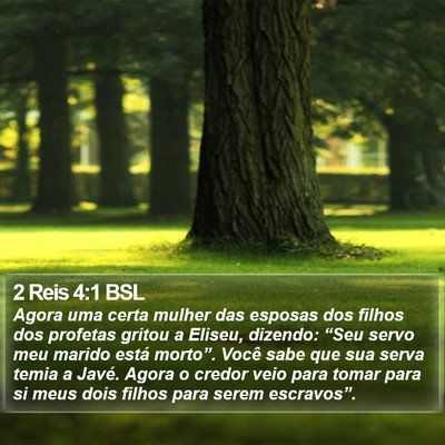2 Reis 4:1 BSL Bible Verse Image