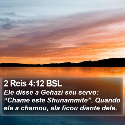 2 Reis 4:12 BSL Bible Verse Image
