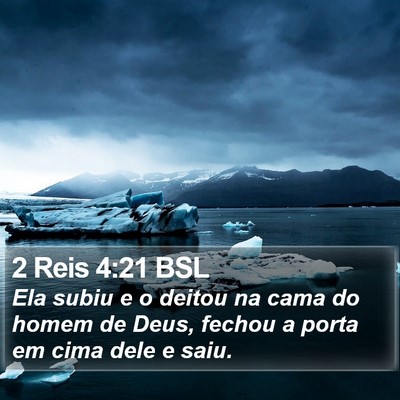 2 Reis 4:21 BSL Bible Verse Image