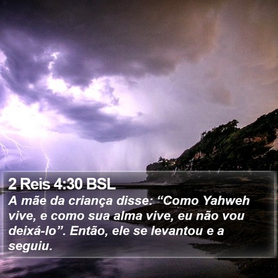 2 Reis 4:30 BSL Bible Verse Image