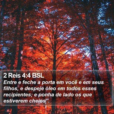 2 Reis 4:4 BSL Bible Verse Image