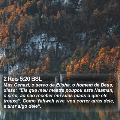 2 Reis 5:20 BSL Bible Verse Image