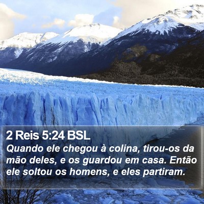 2 Reis 5:24 BSL Bible Verse Image