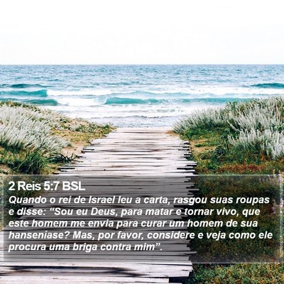 2 Reis 5:7 BSL Bible Verse Image