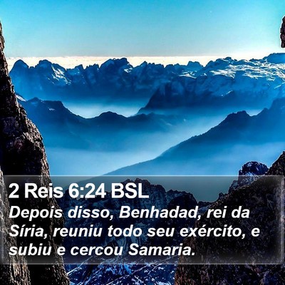 2 Reis 6:24 BSL Bible Verse Image