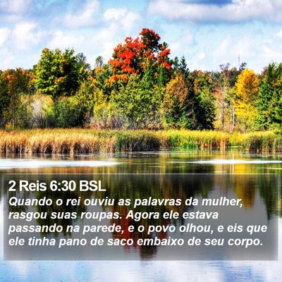 2 Reis 6:30 BSL Bible Verse Image