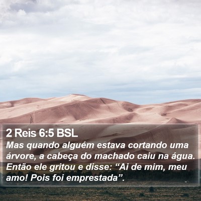 2 Reis 6:5 BSL Bible Verse Image