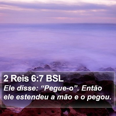 2 Reis 6:7 BSL Bible Verse Image