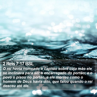 2 Reis 7:17 BSL Bible Verse Image
