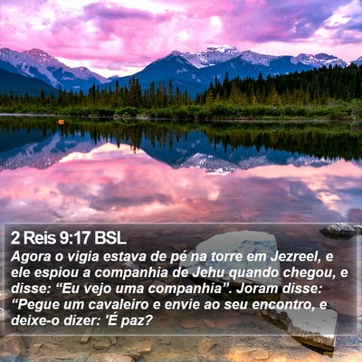 2 Reis 9:17 BSL Bible Verse Image