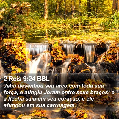 2 Reis 9:24 BSL Bible Verse Image