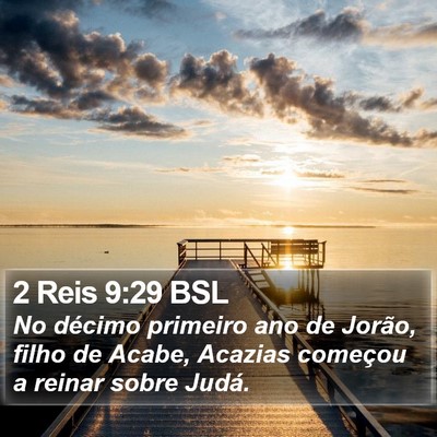 2 Reis 9:29 BSL Bible Verse Image