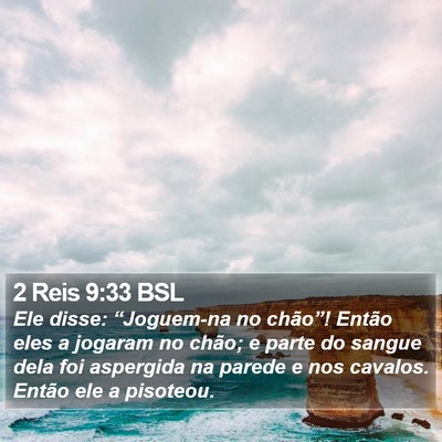 2 Reis 9:33 BSL Bible Verse Image