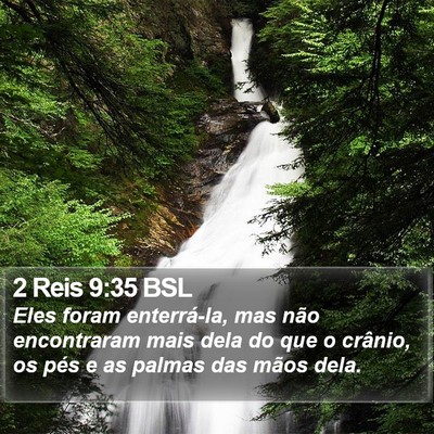 2 Reis 9:35 BSL Bible Verse Image