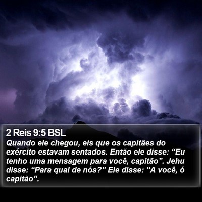 2 Reis 9:5 BSL Bible Verse Image