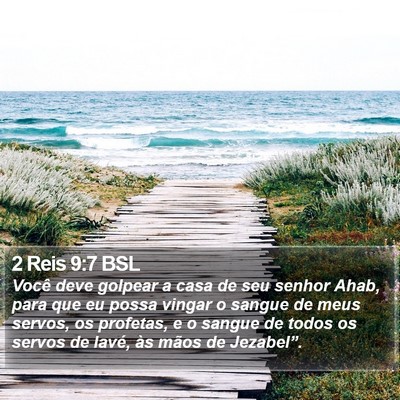 2 Reis 9:7 BSL Bible Verse Image