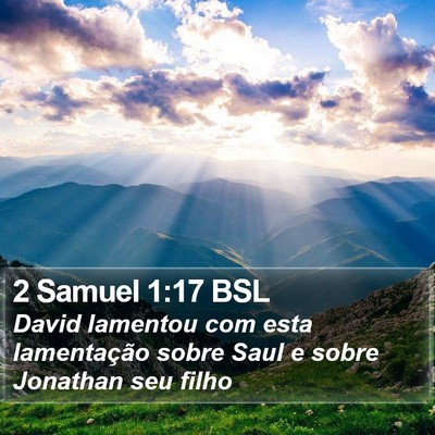 2 Samuel 1:17 BSL Bible Verse Image