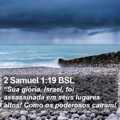 2 Samuel 1:19 BSL Bible Verse Image