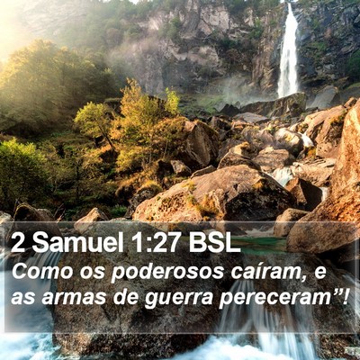 2 Samuel 1:27 BSL Bible Verse Image