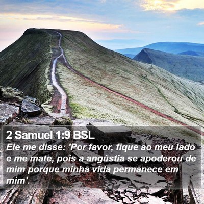 2 Samuel 1:9 BSL Bible Verse Image