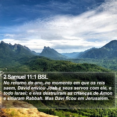 2 Samuel 11:1 BSL Bible Verse Image