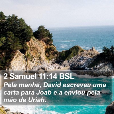 2 Samuel 11:14 BSL Bible Verse Image