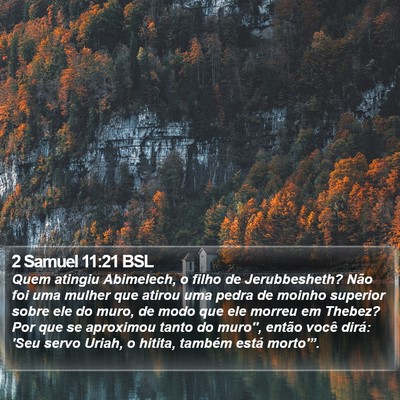 2 Samuel 11:21 BSL Bible Verse Image