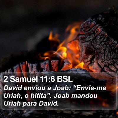 2 Samuel 11:6 BSL Bible Verse Image