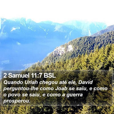 2 Samuel 11:7 BSL Bible Verse Image