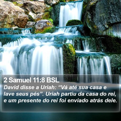 2 Samuel 11:8 BSL Bible Verse Image