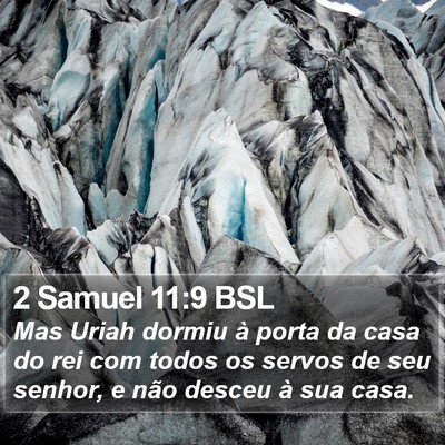 2 Samuel 11:9 BSL Bible Verse Image
