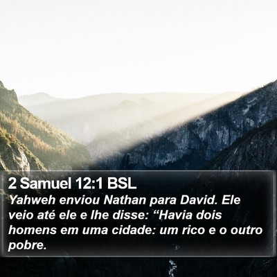 2 Samuel 12:1 BSL Bible Verse Image
