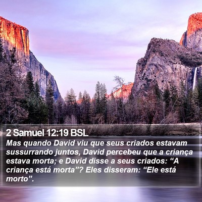 2 Samuel 12:19 BSL Bible Verse Image