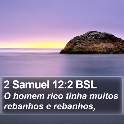 2 Samuel 12:2 BSL Bible Verse Image