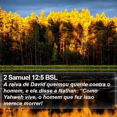 2 Samuel 12:5 BSL Bible Verse Image