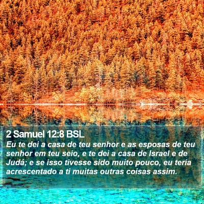 2 Samuel 12:8 BSL Bible Verse Image