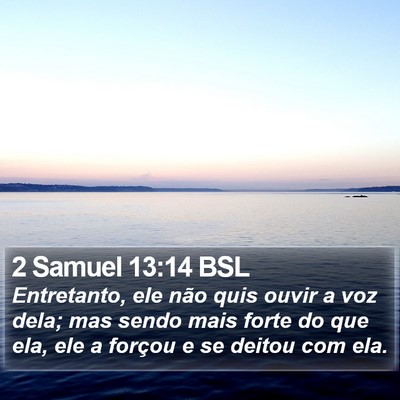 2 Samuel 13:14 BSL Bible Verse Image