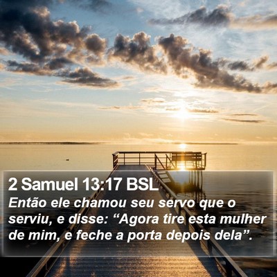 2 Samuel 13:17 BSL Bible Verse Image