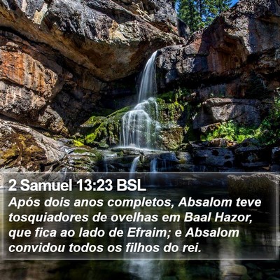 2 Samuel 13:23 BSL Bible Verse Image