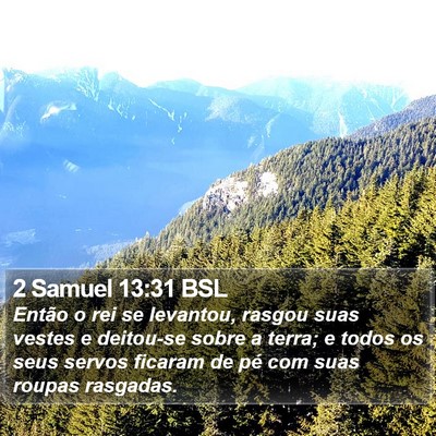 2 Samuel 13:31 BSL Bible Verse Image