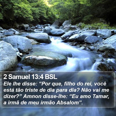2 Samuel 13:4 BSL Bible Verse Image