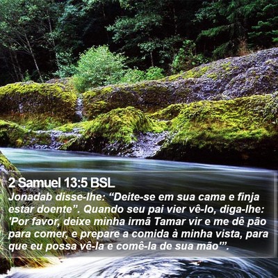 2 Samuel 13:5 BSL Bible Verse Image