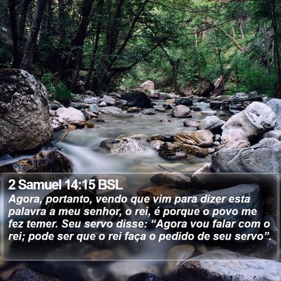 2 Samuel 14:15 BSL Bible Verse Image