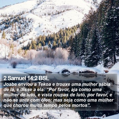 2 Samuel 14:2 BSL Bible Verse Image
