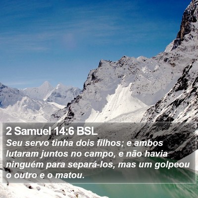 2 Samuel 14:6 BSL Bible Verse Image