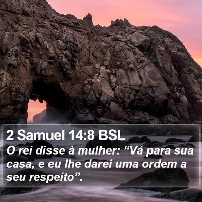 2 Samuel 14:8 BSL Bible Verse Image
