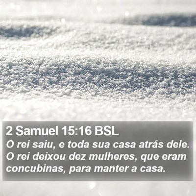 2 Samuel 15:16 BSL Bible Verse Image