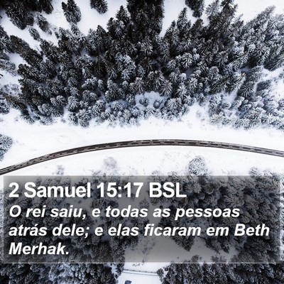 2 Samuel 15:17 BSL Bible Verse Image