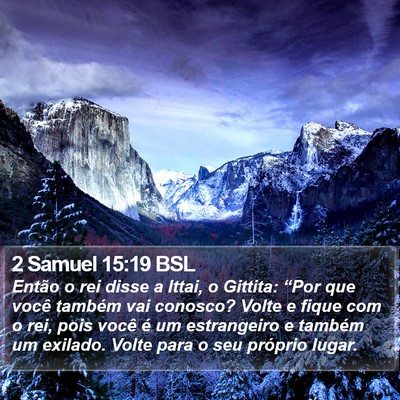 2 Samuel 15:19 BSL Bible Verse Image